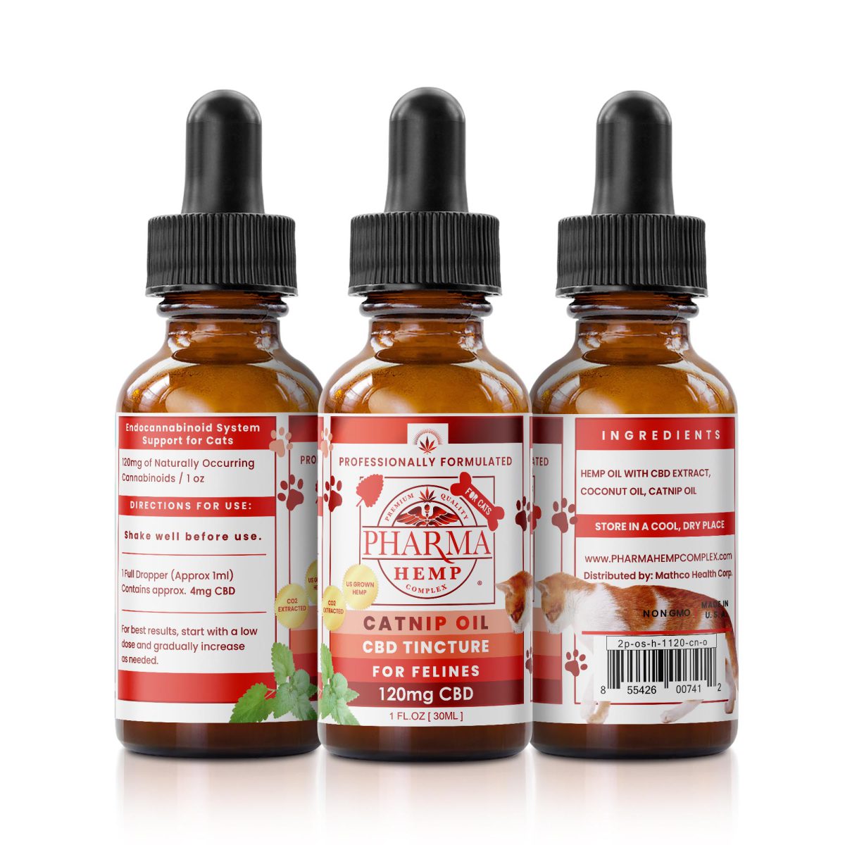 CBD Holistic Oral Tincture for Pets - Catnip Oil - Image 2