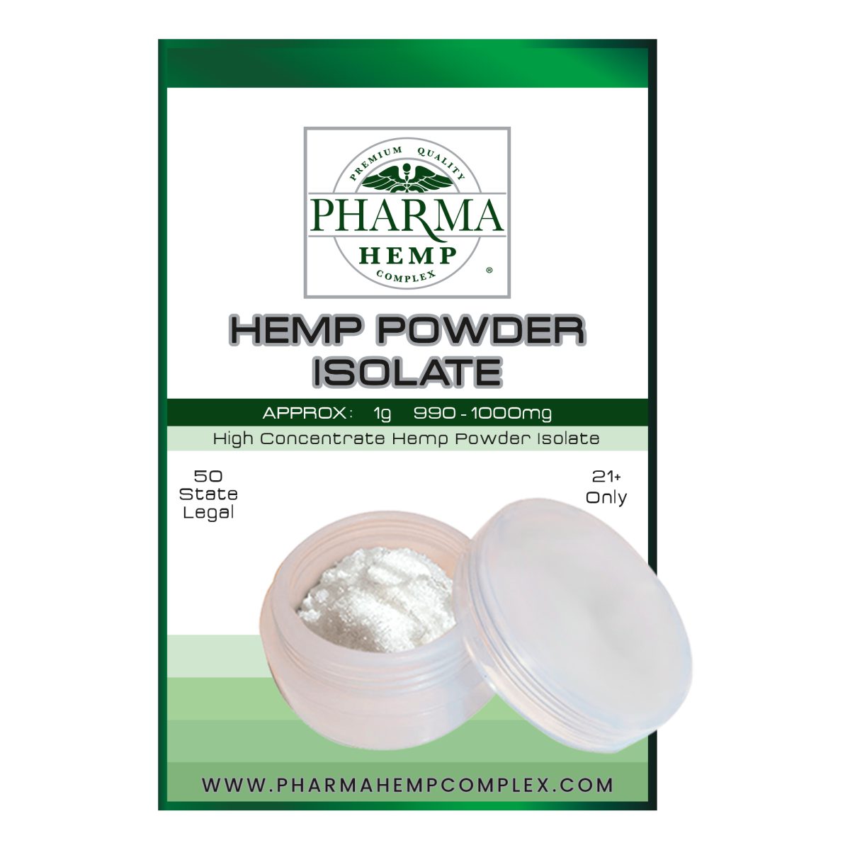 Pharma Hemp Complex CBD Isolate Powder / CBD Crystalline - Image 4